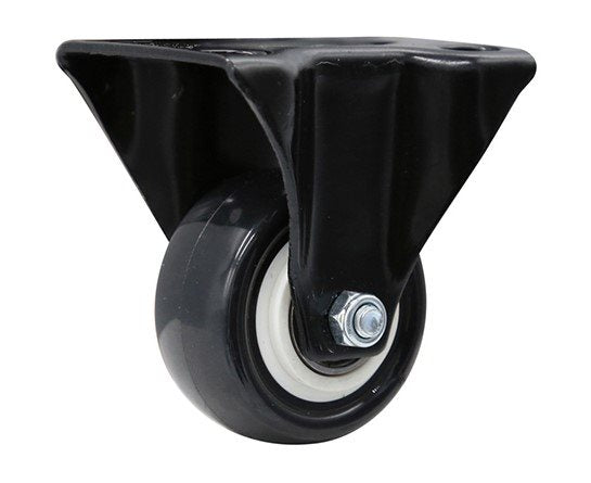 גלגל 40MM PVC פלטה קבועה לעומס 35 ק"ג