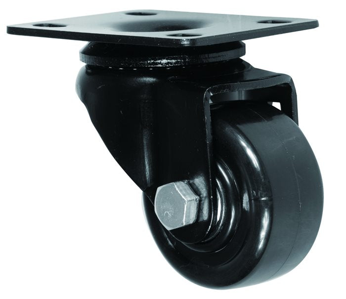 גלגל 50MM סיליקון PP פלטה מסתובבת + מעצור לעומס 150 ק"ג