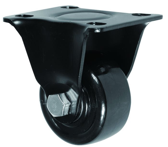 גלגל 50MM סיליקון PP פלטה מסתובבת + מעצור לעומס 150 ק"ג