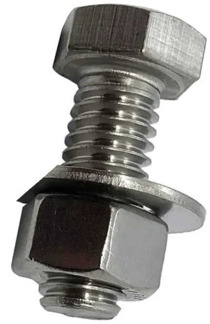 סט 16 יחידות לפלטות נגדיות בורג + שייבה קפיצית + אום 5/16X20MM