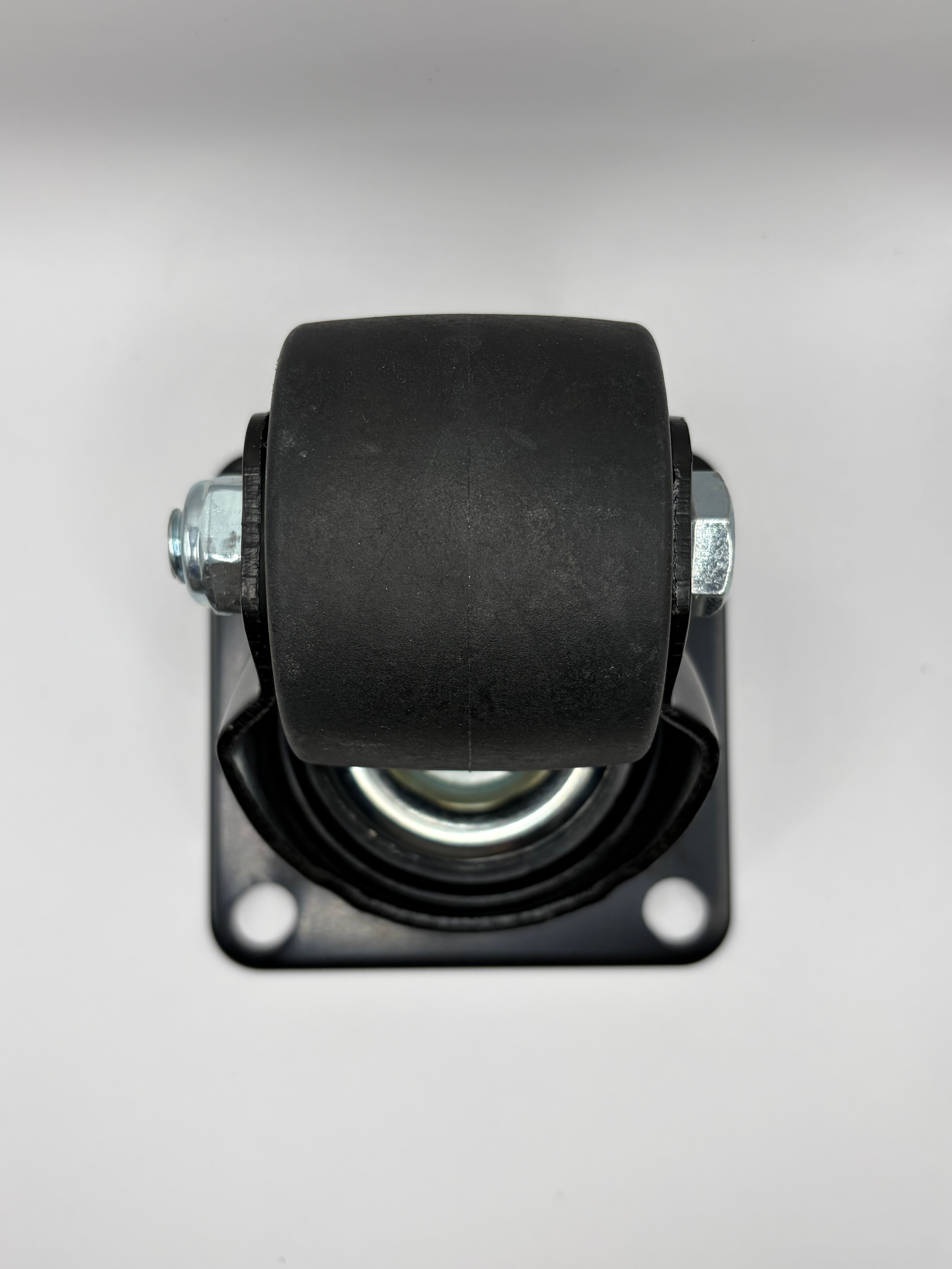 גלגל 50MM ניילון פלטה מסתובבת לעומס 300 ק"ג