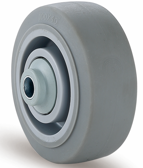 גליל/גלגל "4 גומי אפור לעומס 230 ק"ג