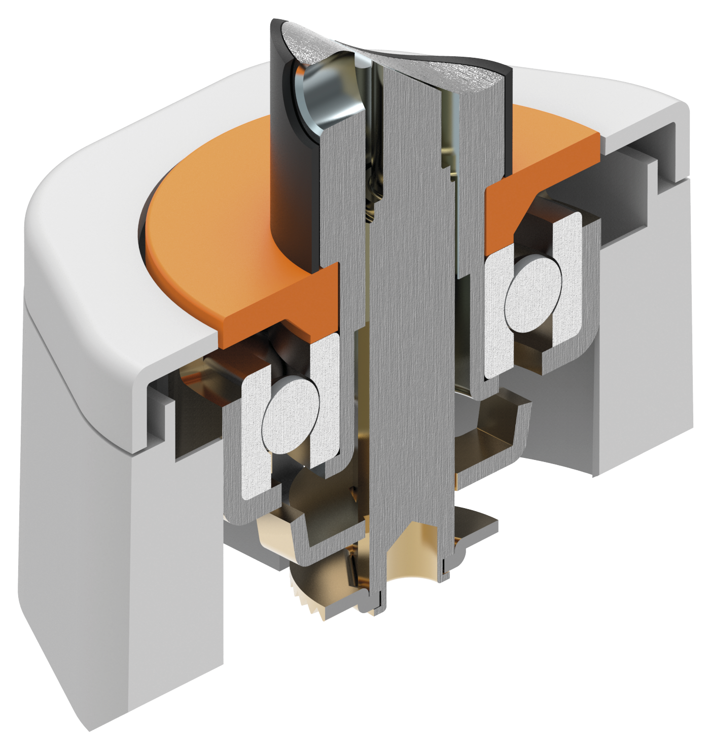 גלגל "6 כפול למיטה רפואית Directional/Total Lock