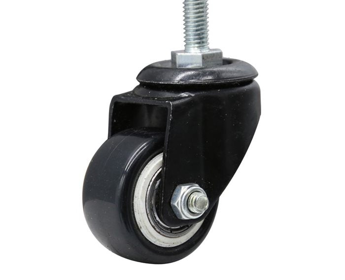 גלגל 65MM PVC הברגה M12X30 לעומס 90 ק"ג