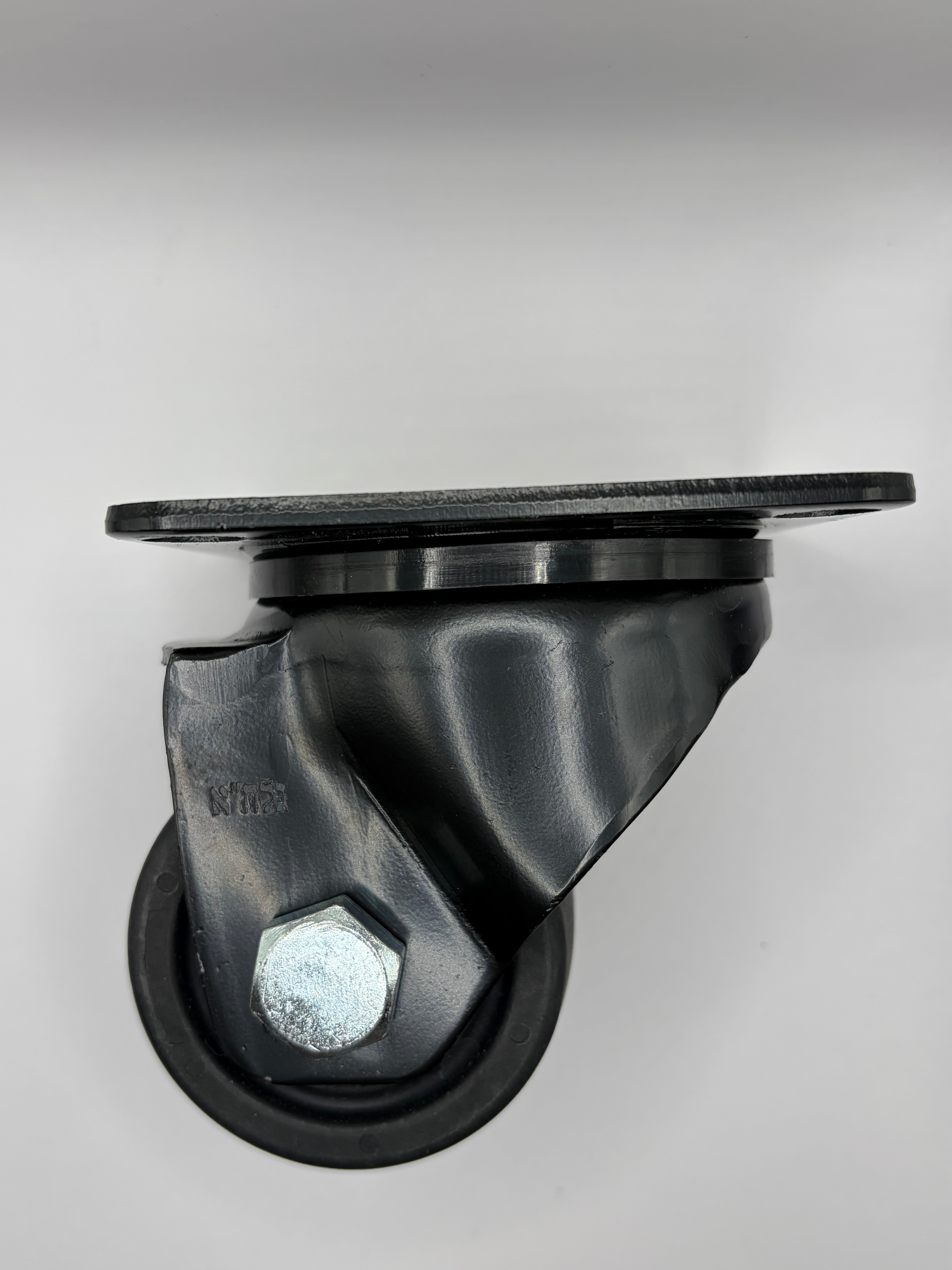 גלגל 50MM ניילון פלטה מסתובבת לעומס 300 ק"ג