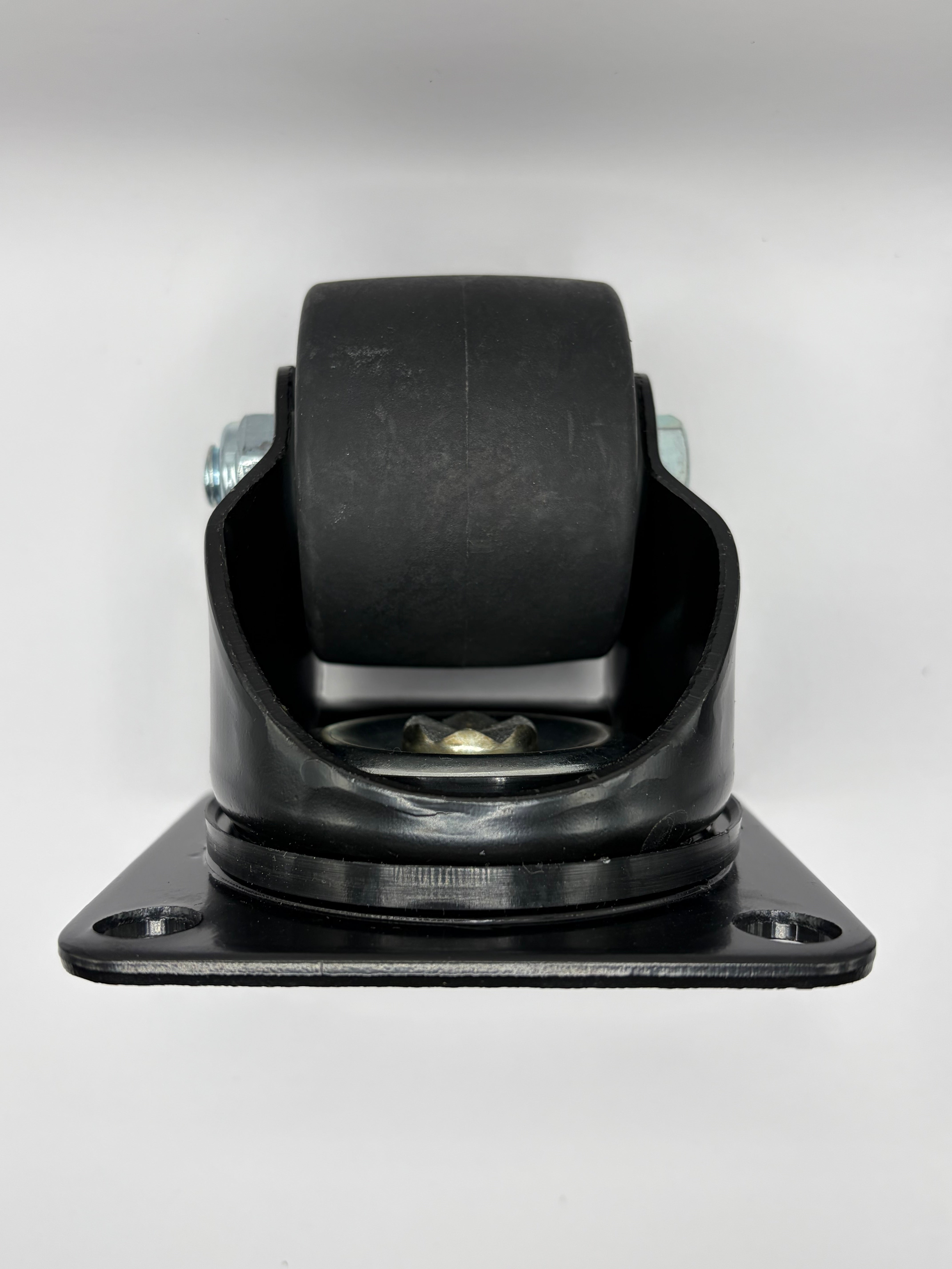 גלגל 50MM ניילון פלטה מסתובבת לעומס 300 ק"ג